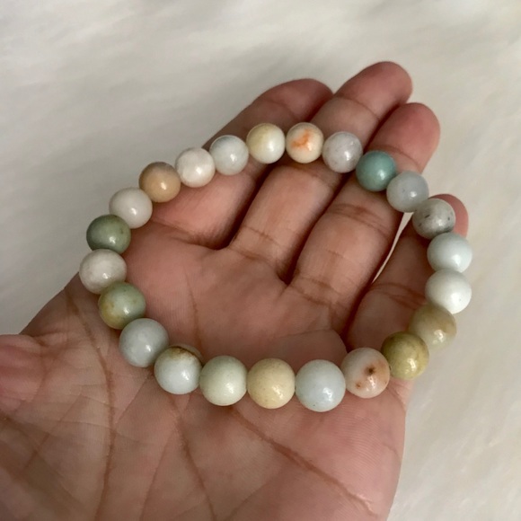 Amazonite Stretch Bracelet - Picture 4 of 4